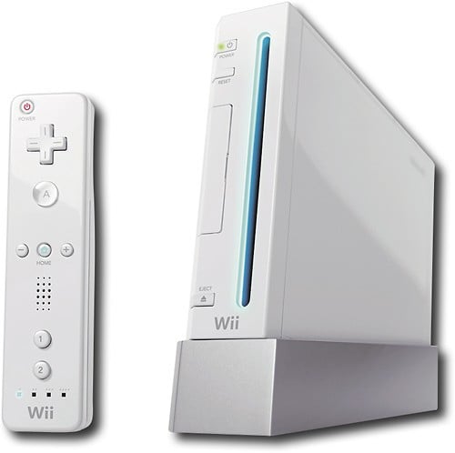Wii Console Bundle: Mario Kart With Wheel - Retro vGames
