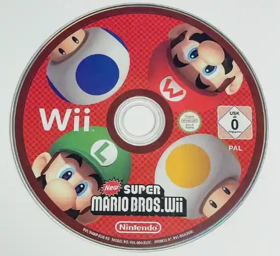 Wii Console Bundle: New Super Mario Bros - Retro vGames