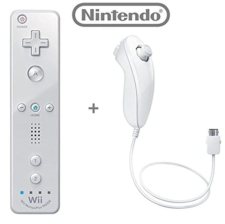 Wii Motion Plus Remote & Nunchuck Controller Third Party - Retro vGames