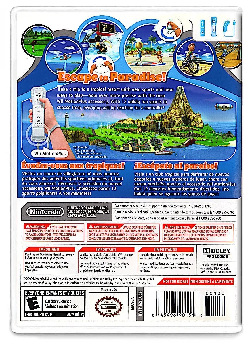 Wii Sports Resort - Wii Game - Retro vGames