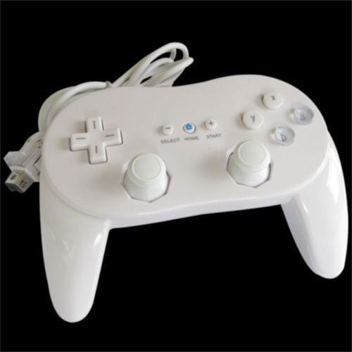 Wii / Wii U Wired Pro Controller - White - Retro vGames