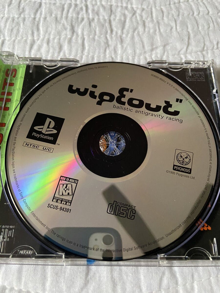 WipeOut - PS1 Game - Retro vGames