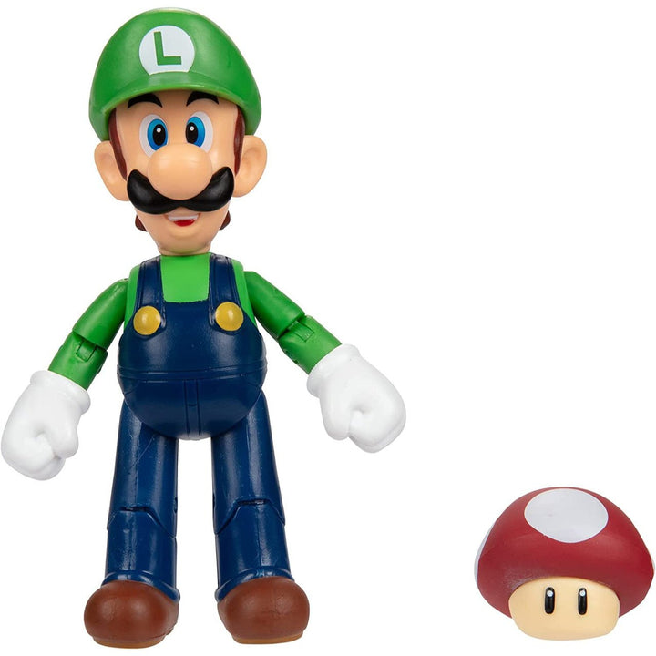 World of Nintendo: 4" Figures Wave 25 - Luigi - Retro vGames