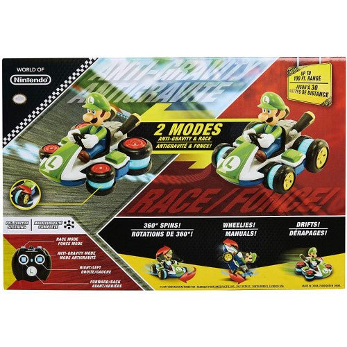World of Nintendo Mario Kart Mini RC Racer - Luigi - Retro vGames