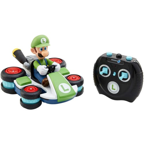 World of Nintendo Mario Kart Mini RC Racer - Luigi - Retro vGames