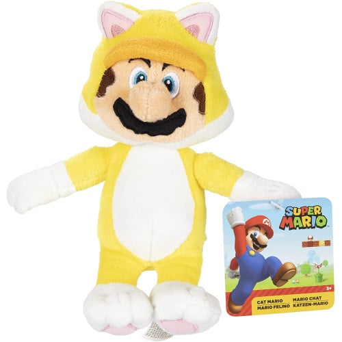 World of Nintendo Plush - Cat Mario - Retro vGames