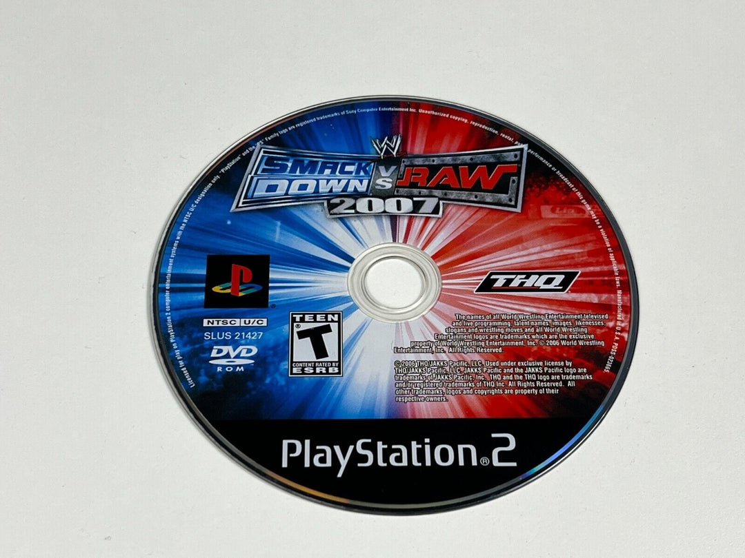 WWE Smackdown vs. Raw 2007 - PS2 Game - Retro vGames