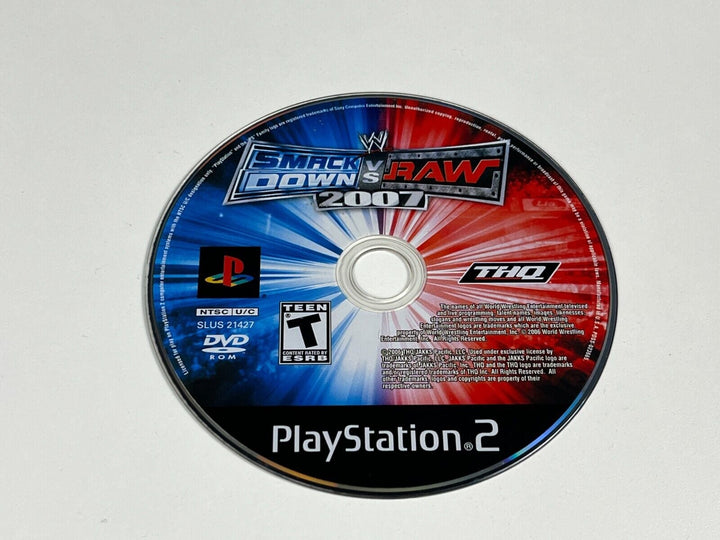 WWE Smackdown vs. Raw 2007 - PS2 Game - Retro vGames