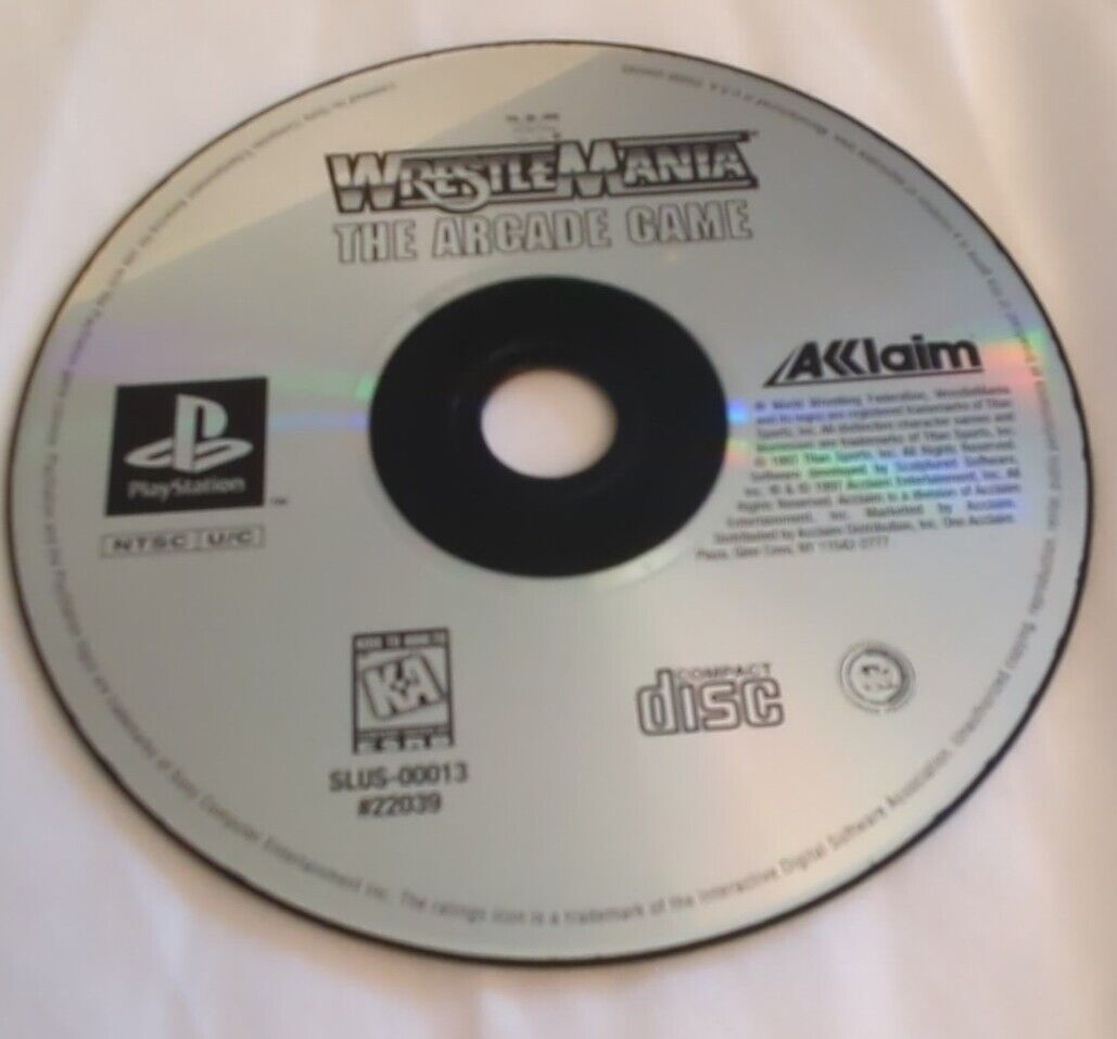 WWF Wrestlemania The Arcade Game - PS1 Game - Retro vGames