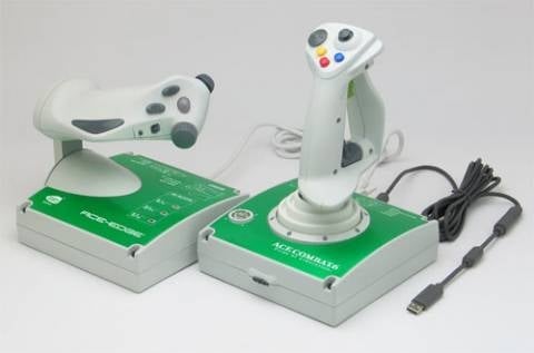 Xbox 360 Ace Combat Flight Stick & Throttle Controller - Retro vGames