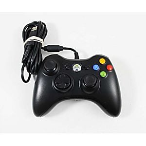 XBOX 360 Black Detachable Controller - Retro vGames