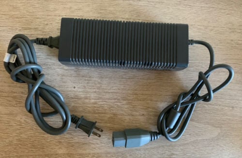 XBOX 360 Large original AC Adapter Power Brick - Retro vGames