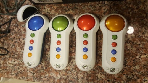 Xbox 360 Scene it 4 Pack Wireless Buzzer Controllers - Retro vGames