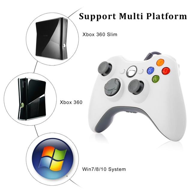 Xbox 360 Wired Controller 3rd Party - Retro vGames