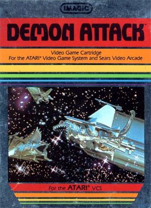 COMPLETE DEMON ATTACK - ATARI 2600 GAME - Atari 2600 Game | Retrolio Games