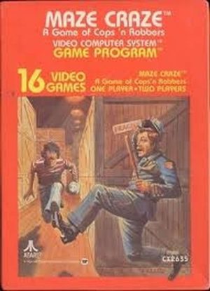 MAZE CRAZE - ATARI 2600 GAME - Atari 2600 Game | Retrolio Games