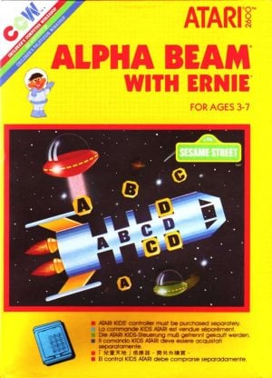 ALPHA BEAM WITH ERNIE - ATARI 2600 GAME - Atari 2600 Game | Retrolio Games