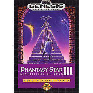 Phantasy Star III Generations of Doom - Genesis Game | Retrolio Games