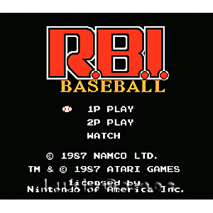 RBI Baseball - NES Game | Retrolio Games